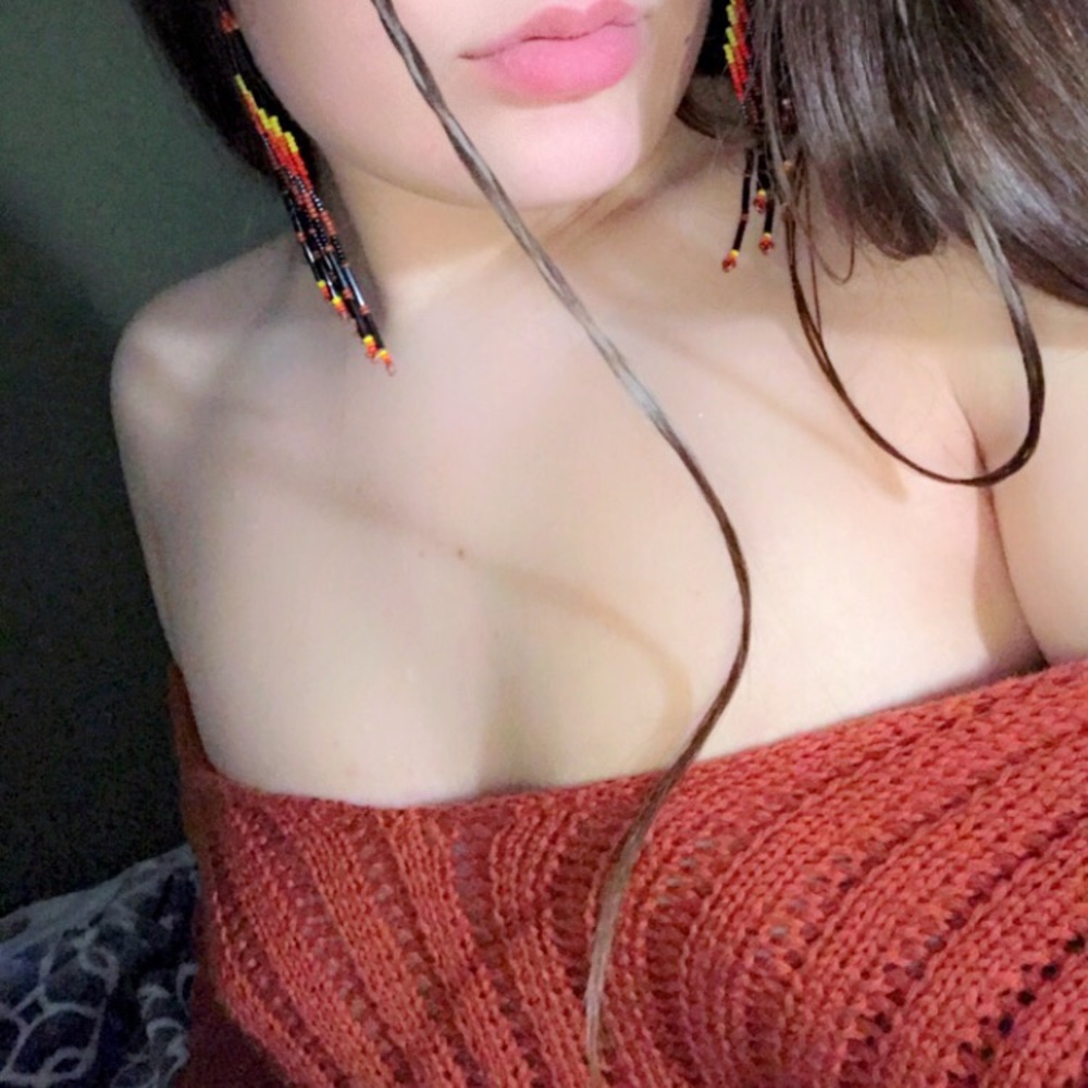 Off the shoulder forever 21 sweater red orange